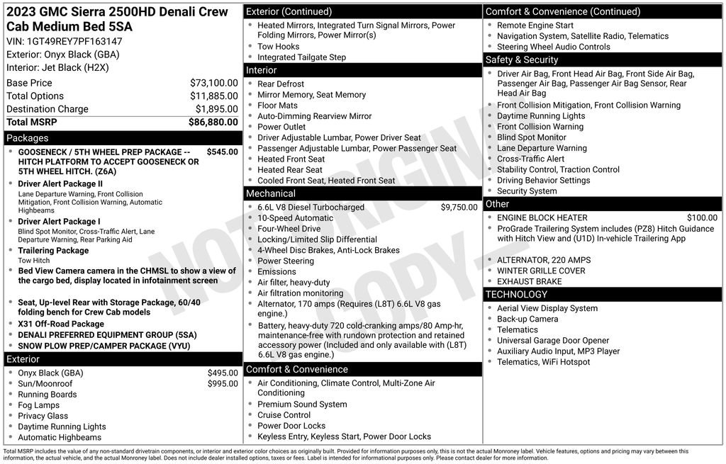 Used 2023 GMC Sierra 2500 Denali image 2