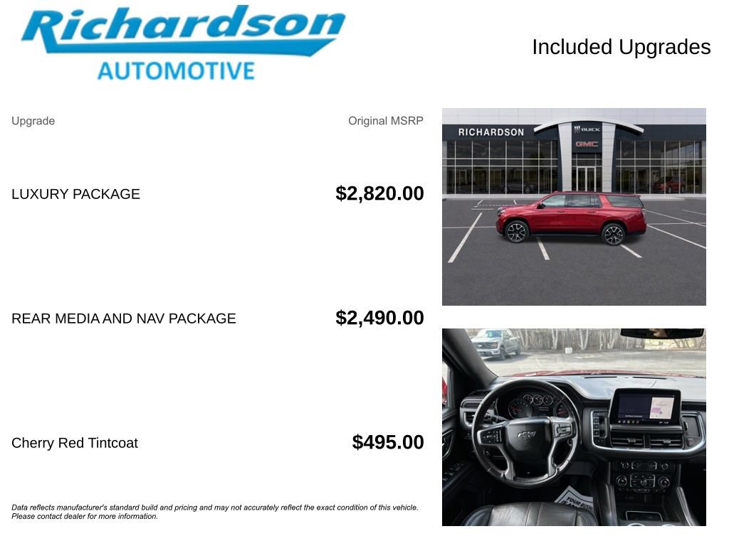Used 2021 Chevrolet Suburban RST w/ Luxury Package AWD/4WD image 6