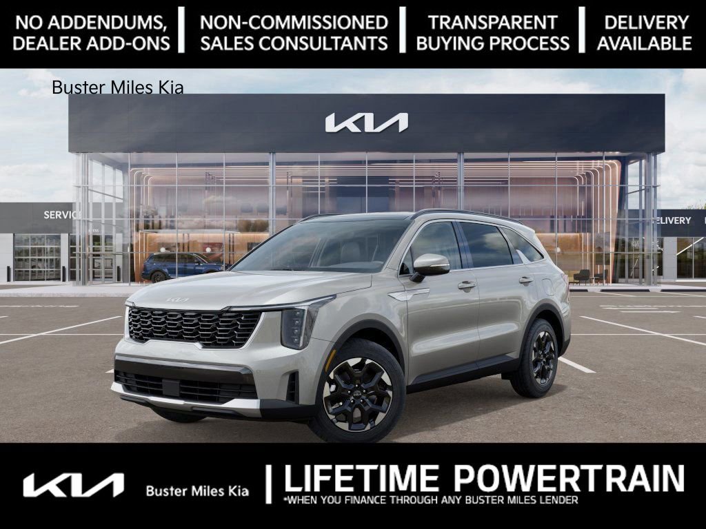 New 2026 Kia Sorento S w/ S Panoramic Sunroof Package