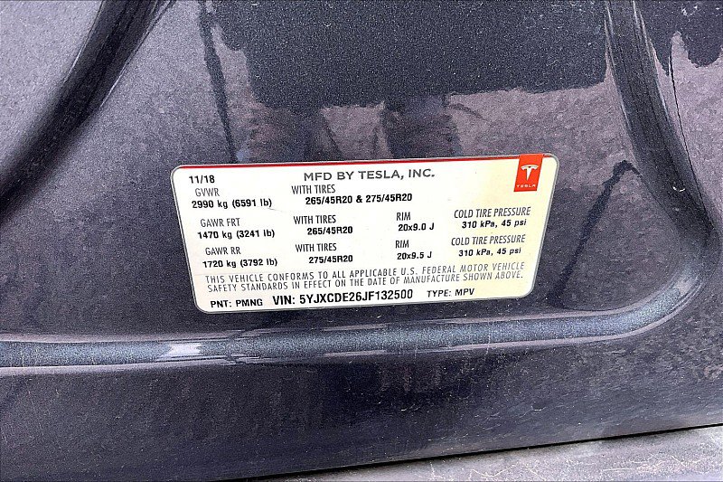 Used 2018 Tesla Model X 100D AWD/4WD image 26