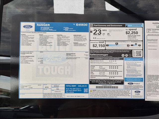 New 2026 Ford Ranger XL w/ Trailer Tow Package RWD image 17