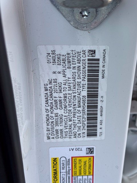 Used 2024 Honda Civic Sport image 22