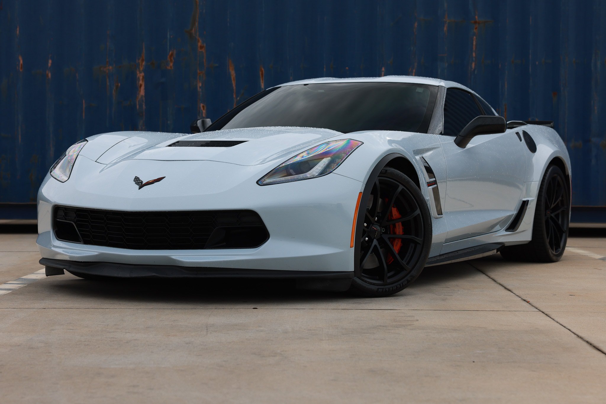 Used 2019 Chevrolet Corvette Grand Sport w/ Carbon Flash Badge Package RWD image 1