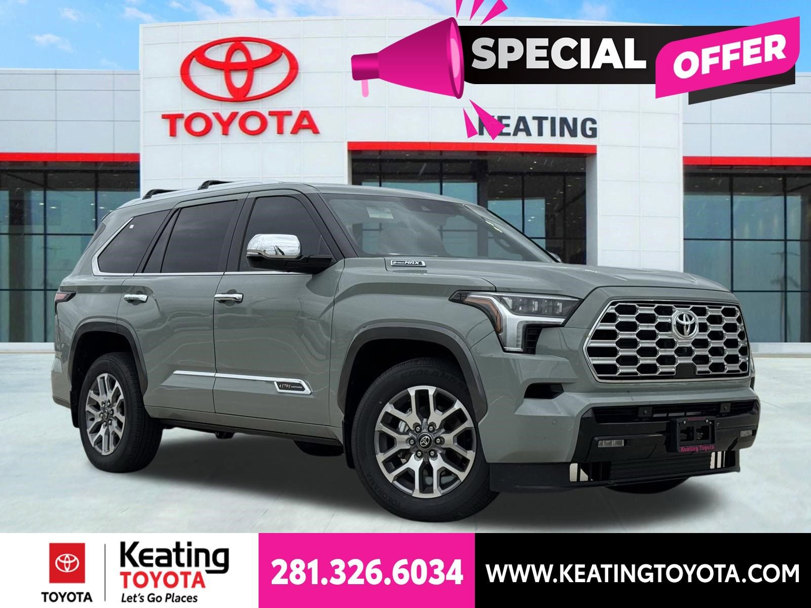 New 2026 Toyota Sequoia 1794 Edition AWD/4WD image 1