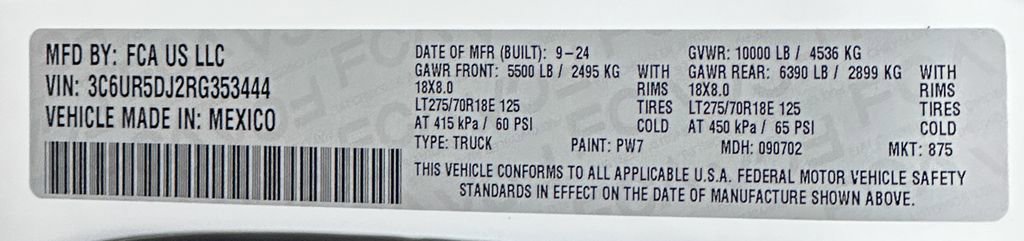 Used 2024 RAM 2500 Big Horn w/ Bed Utility Group image 58