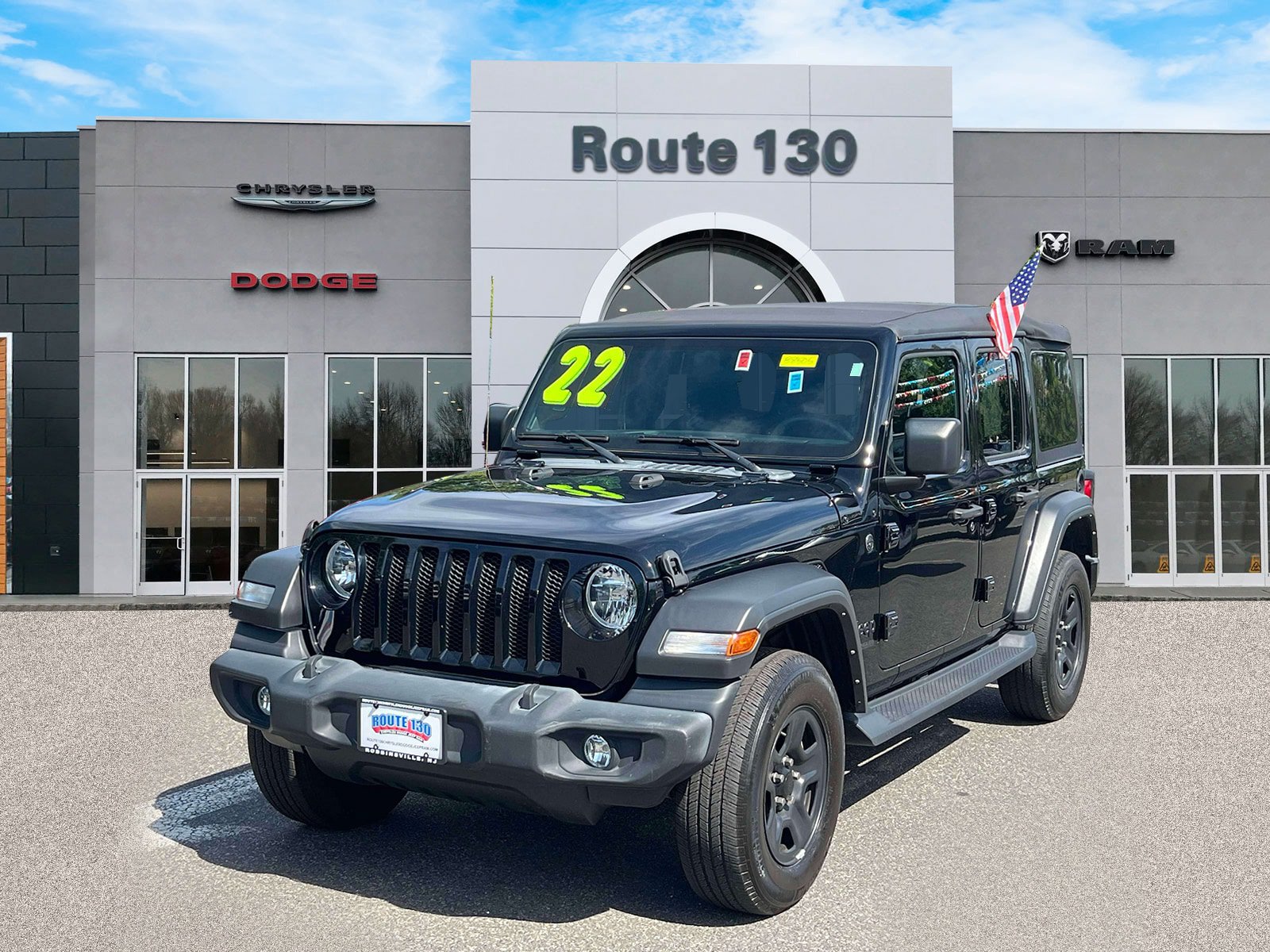 Used 2022 Jeep Wrangler Unlimited Sport AWD/4WD image 2