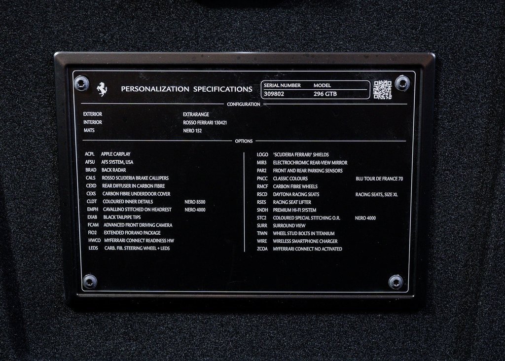 Certified 2024 Ferrari 296 GTB image 23