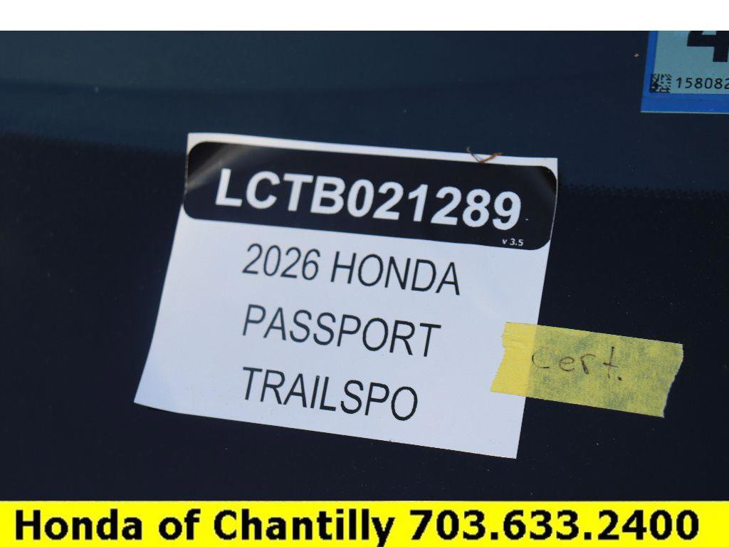 Certified 2026 Honda Passport TrailSport image 37
