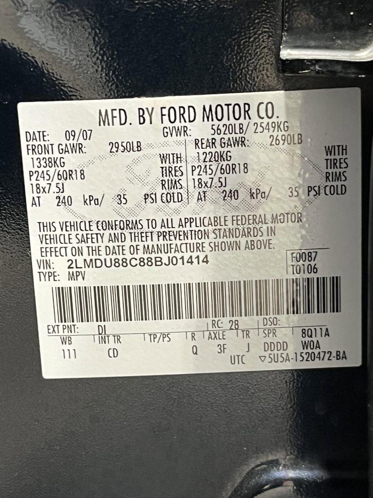 Used 2008 Lincoln MKX AWD image 8