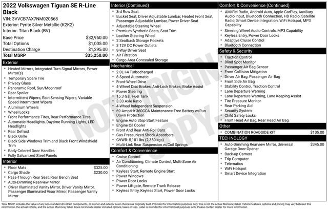 Used 2022 Volkswagen Tiguan SE R-Line image 15