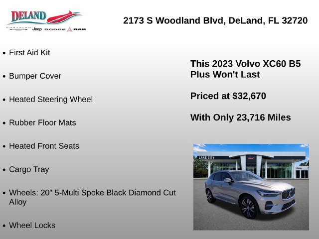 Used 2023 Volvo XC60 B5 Plus w/ Protection Package Premier FWD image 22