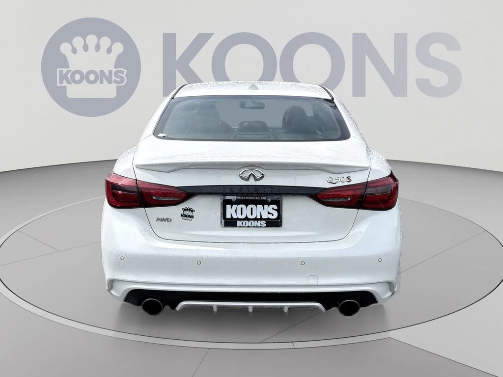 Used 2021 INFINITI Q50 Red Sport 400 w/ Proactive Package AWD/4WD image 5