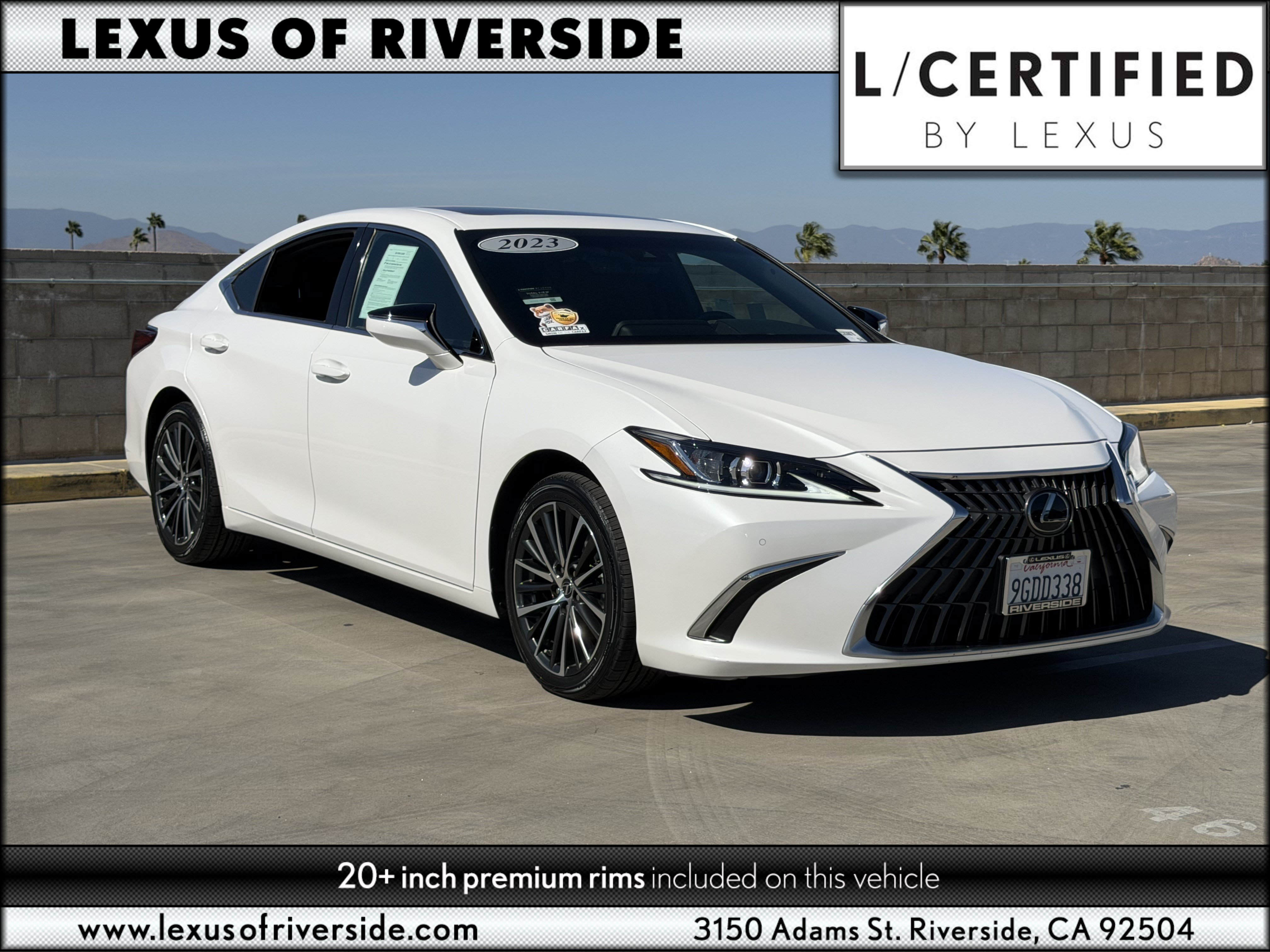 Certified 2023 Lexus ES 350 w/ Premium Package FWD image 1