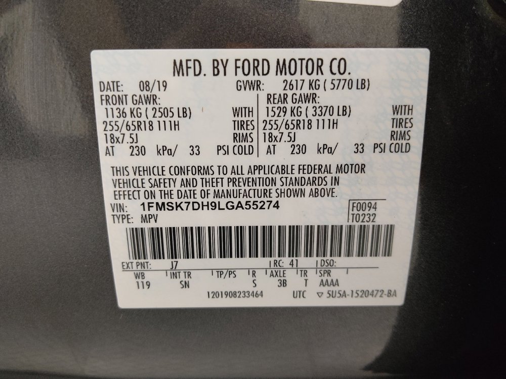 Used 2020 Ford Explorer XLT w/ Equipment Group 202A RWD image 33