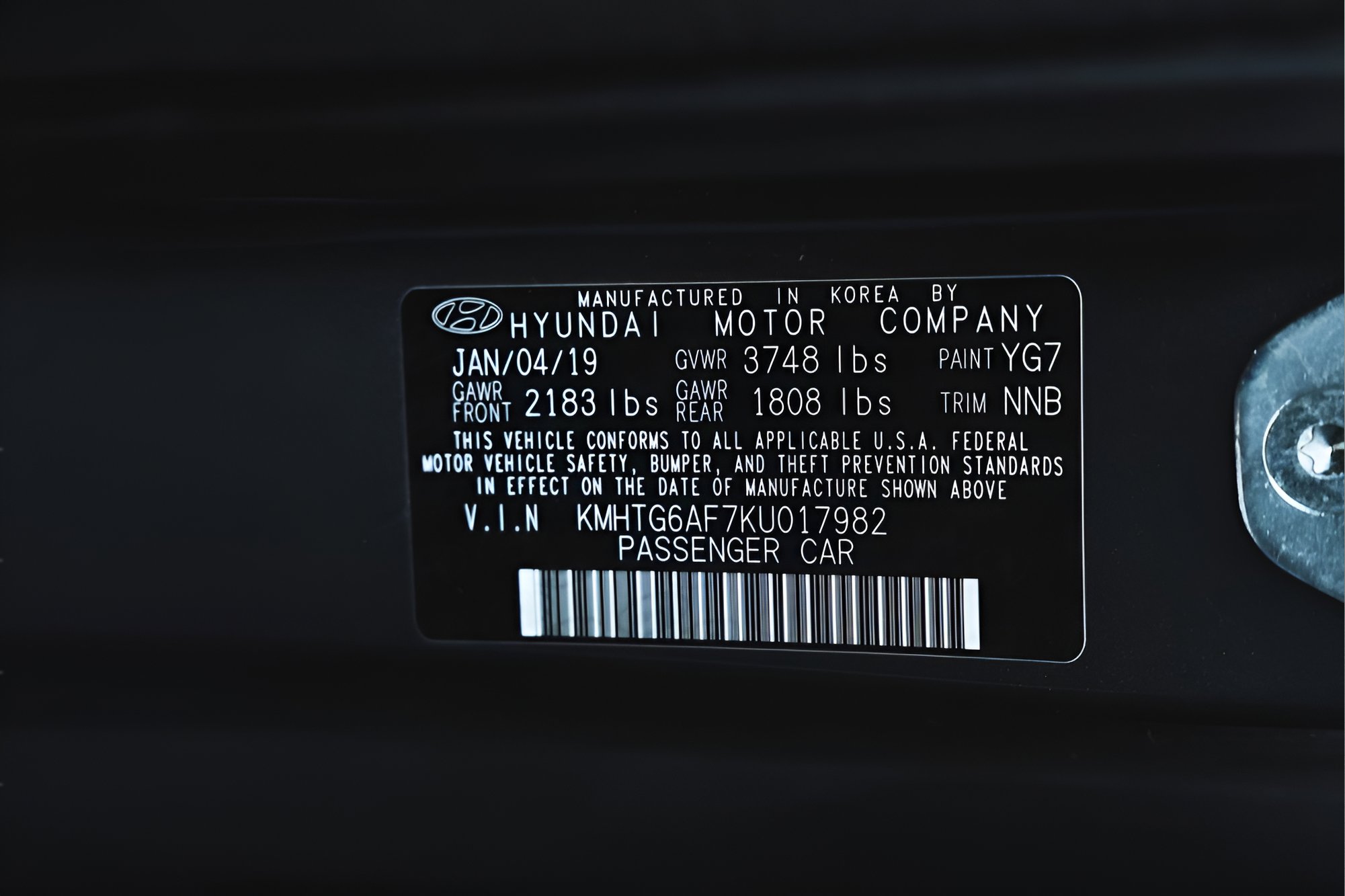 Used 2019 Hyundai Veloster 2.0 FWD image 26