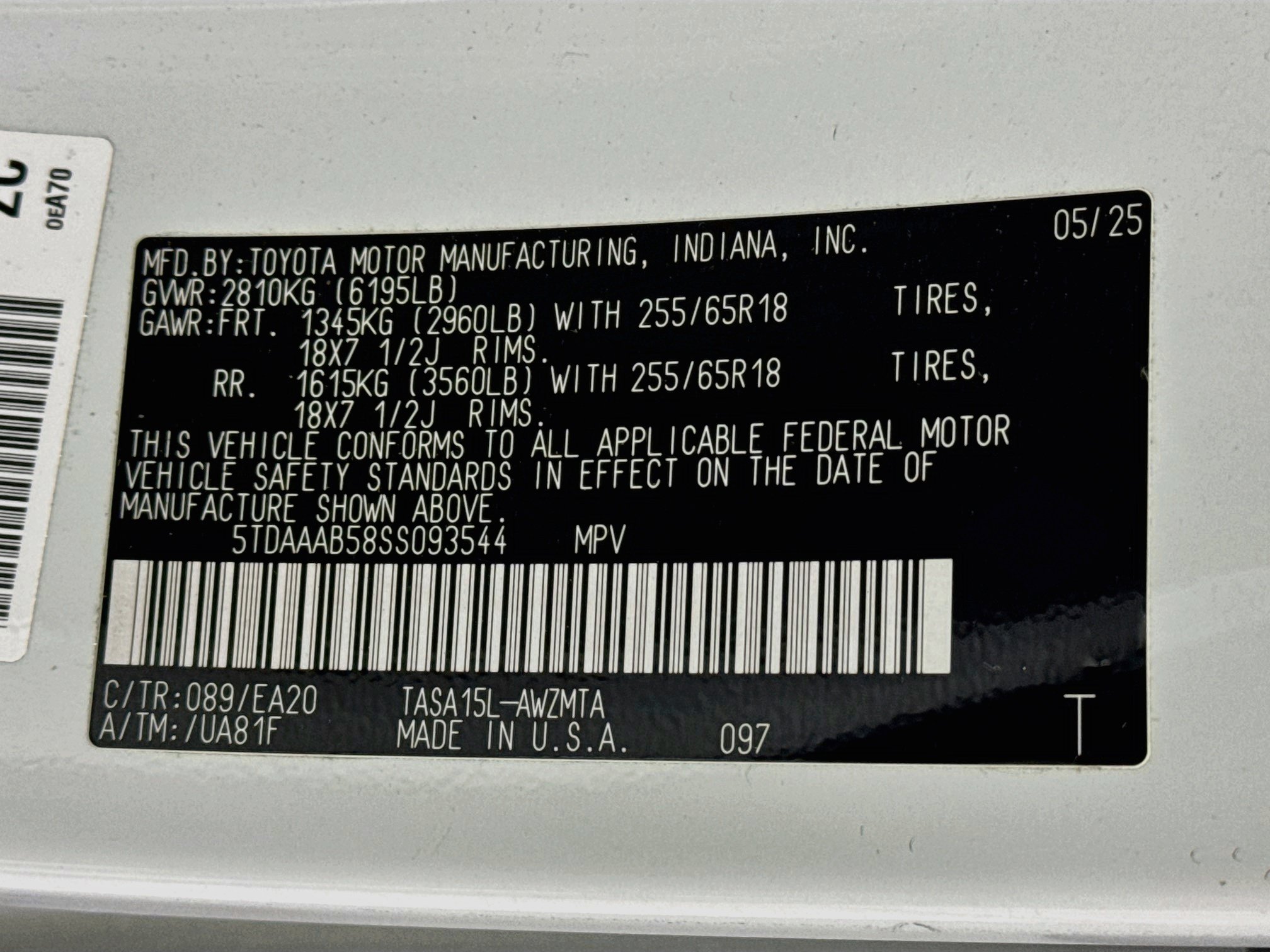 Certified 2025 Toyota Grand Highlander AWD image 34