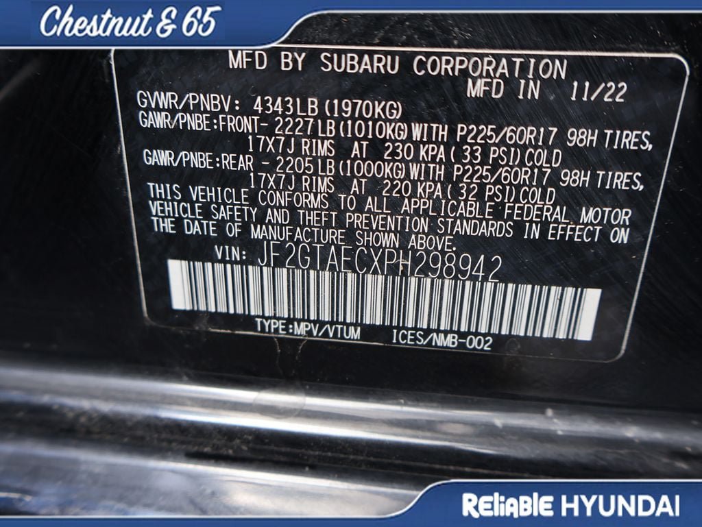 Used 2023 Subaru Crosstrek 2.0i Premium AWD/4WD image 42