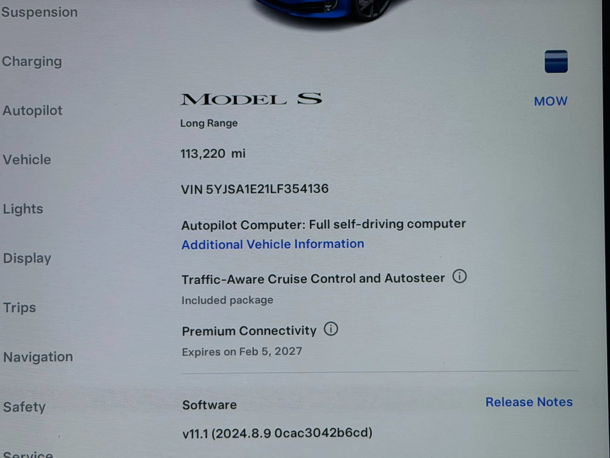 Used 2020 Tesla Model S Long Range AWD/4WD image 3