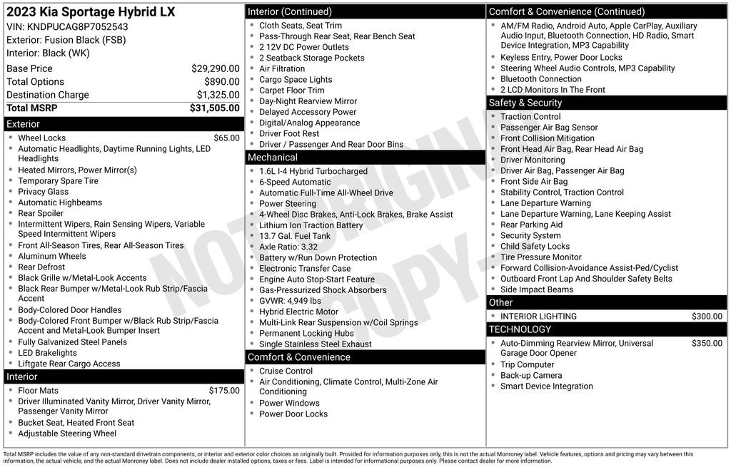 Used 2023 Kia Sportage LX image 34