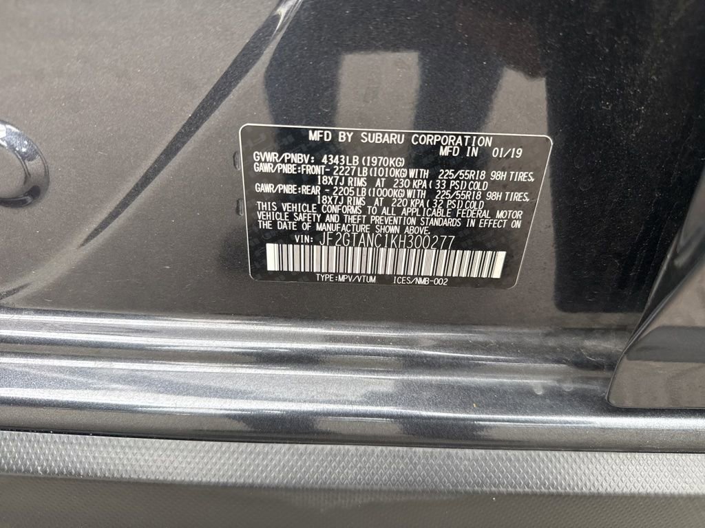 Used 2019 Subaru Crosstrek 2.0i Limited w/ Moonroof Package w/Navigation image 23