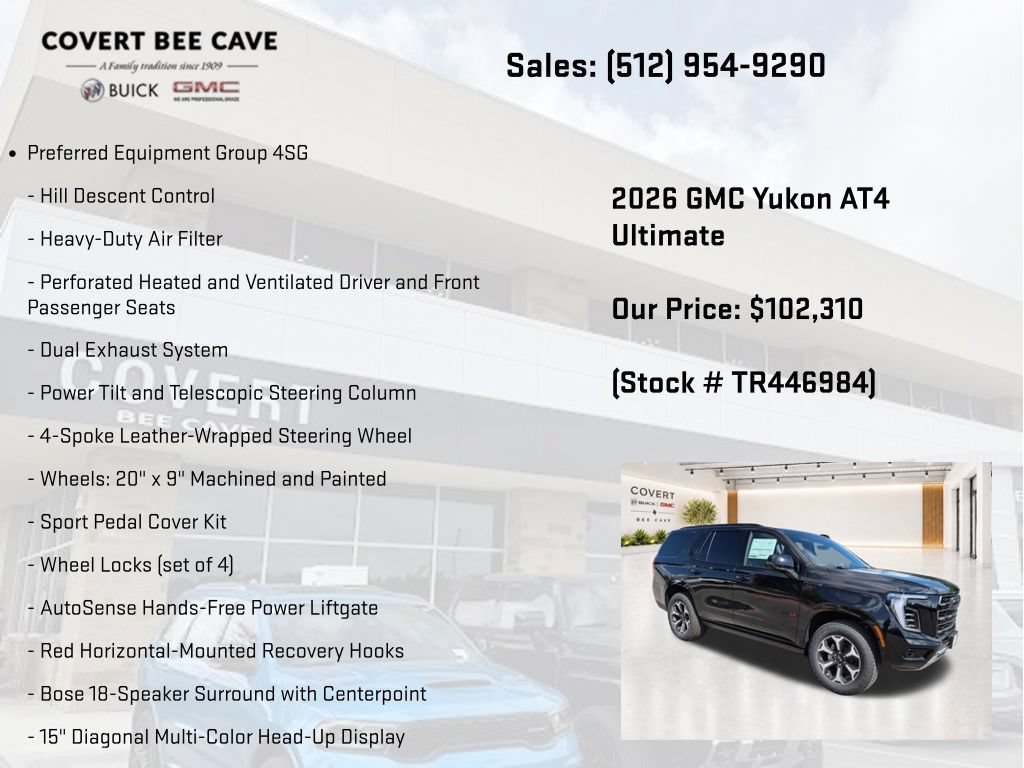 New 2026 GMC Yukon AT4 Ultimate AWD/4WD image 14