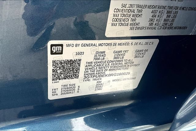 Used 2024 GMC Sierra 1500 SLE AWD/4WD image 20