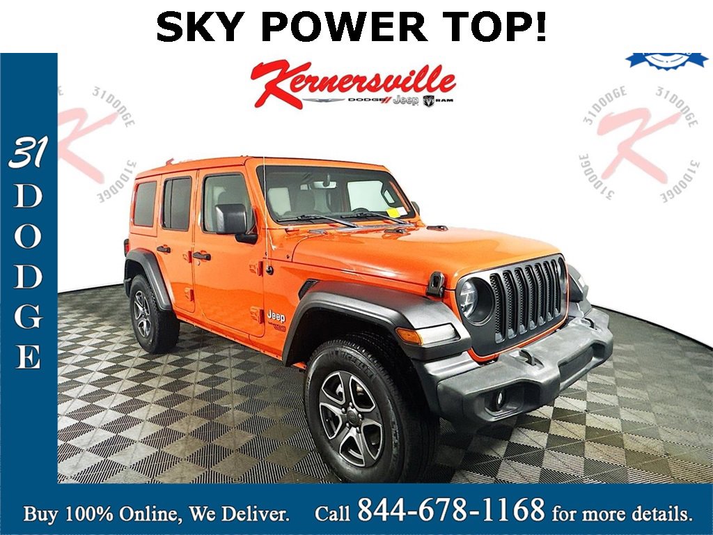 Used 2020 Jeep Wrangler Unlimited Sport S w/ Sun And Sound Package