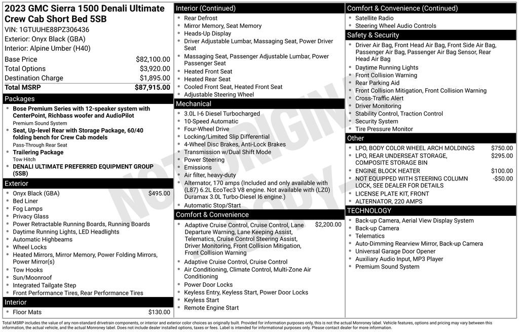 Used 2023 GMC Sierra 1500 Denali Ultimate image 28