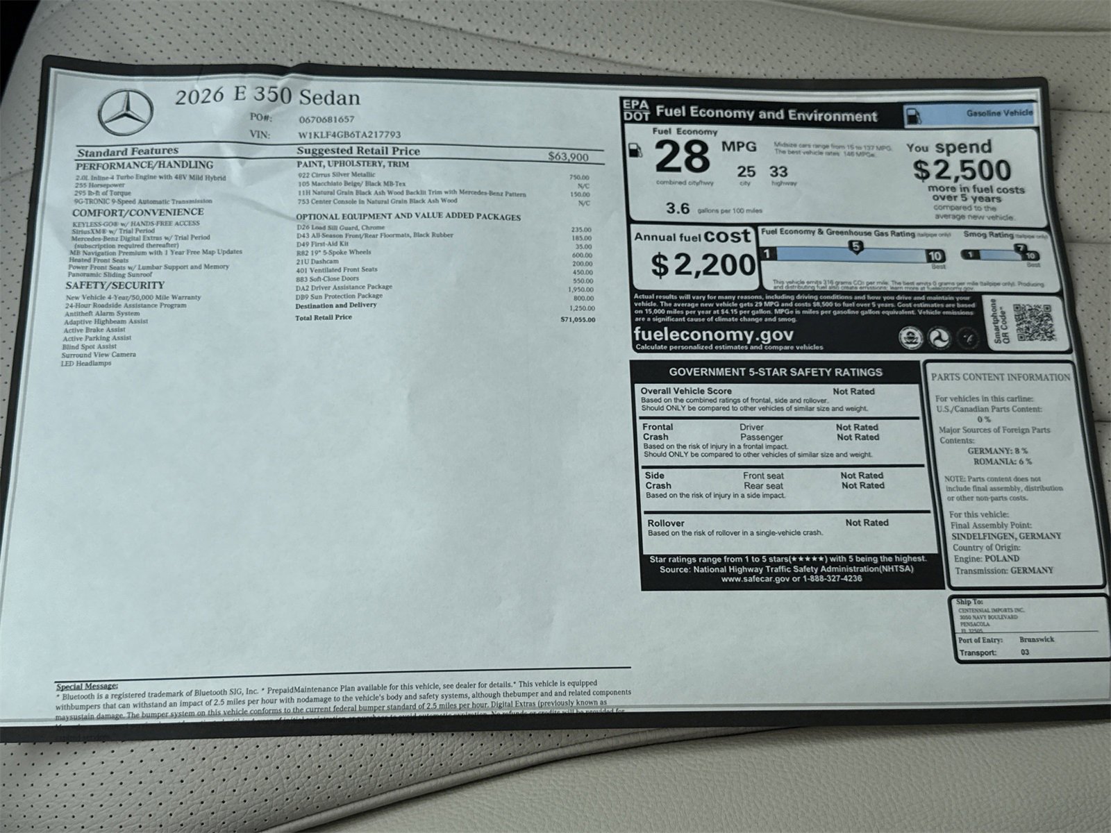 New 2026 Mercedes-Benz E 350 Sedan image 32