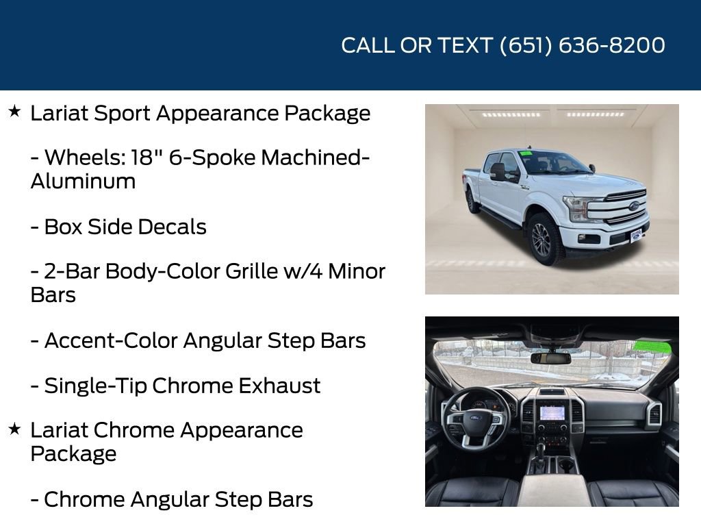 Used 2019 Ford F150 Lariat w/ Equipment Group 502A Luxury image 25