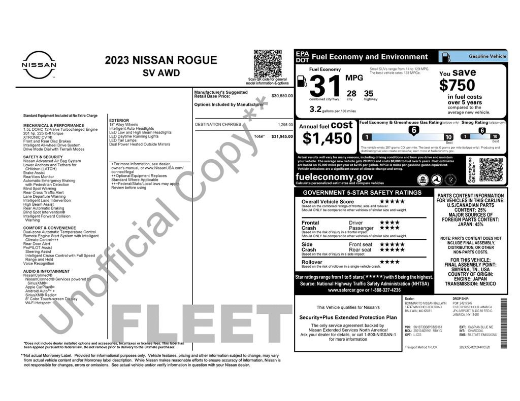Used 2023 Nissan Rogue SV AWD/4WD image 26