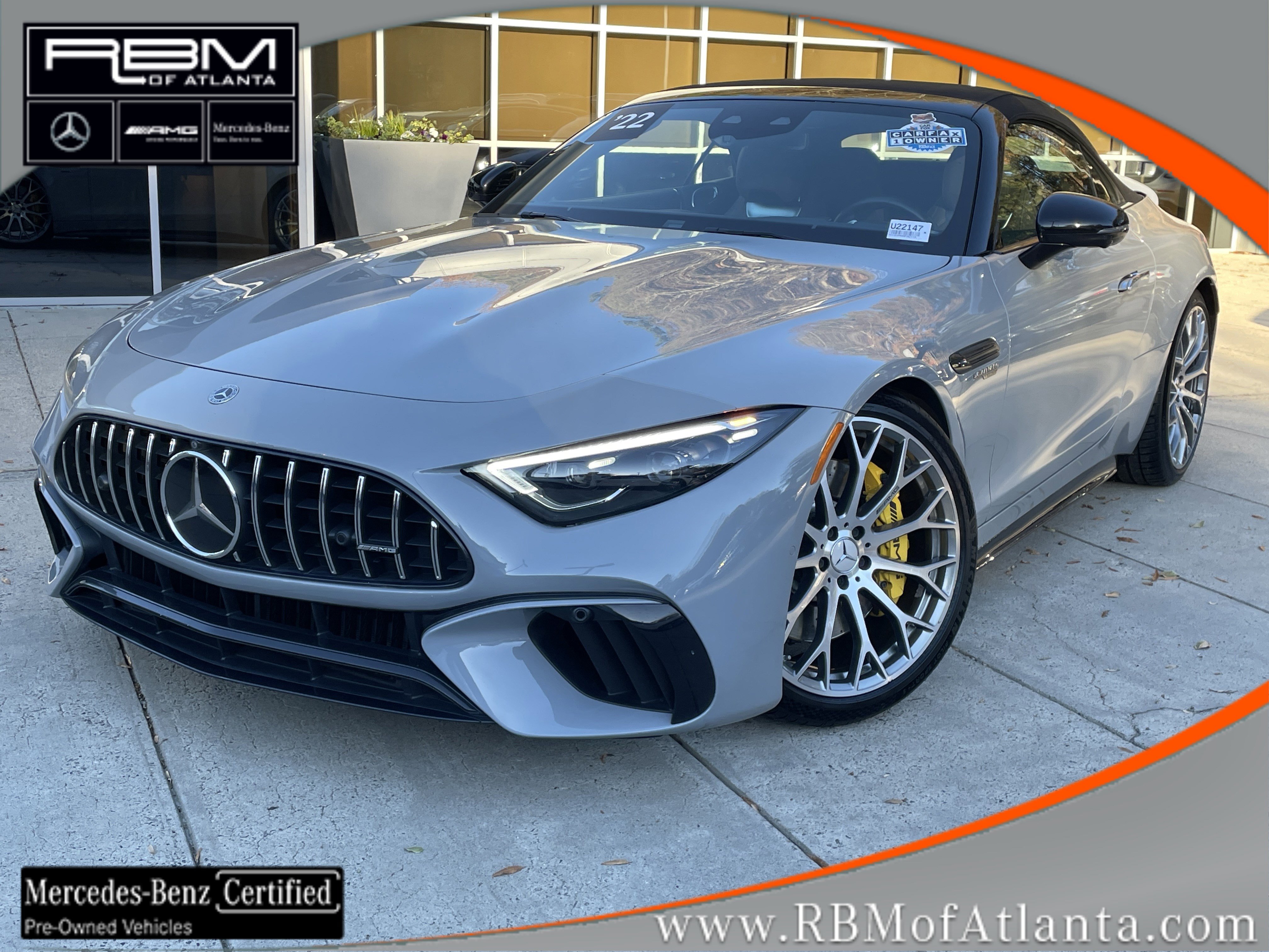 Certified 2022 Mercedes-Benz SL 55 AMG 4MATIC