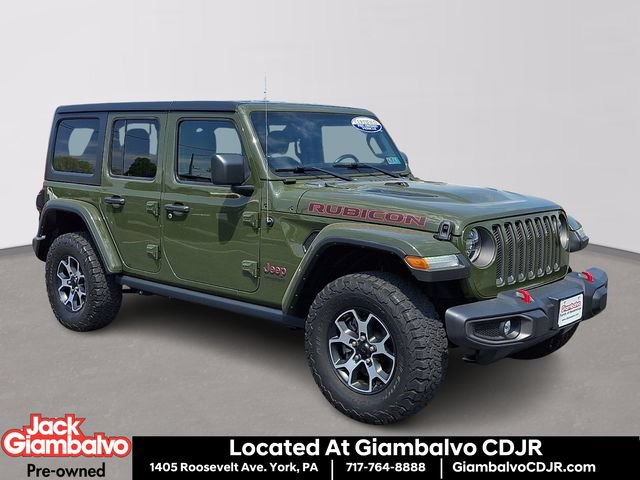 Certified 2021 Jeep Wrangler Unlimited Rubicon w/ LED Lighting Group