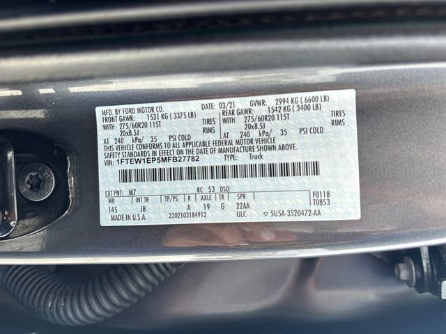 Used 2021 Ford F150 XL w/ STX Appearance Package image 44