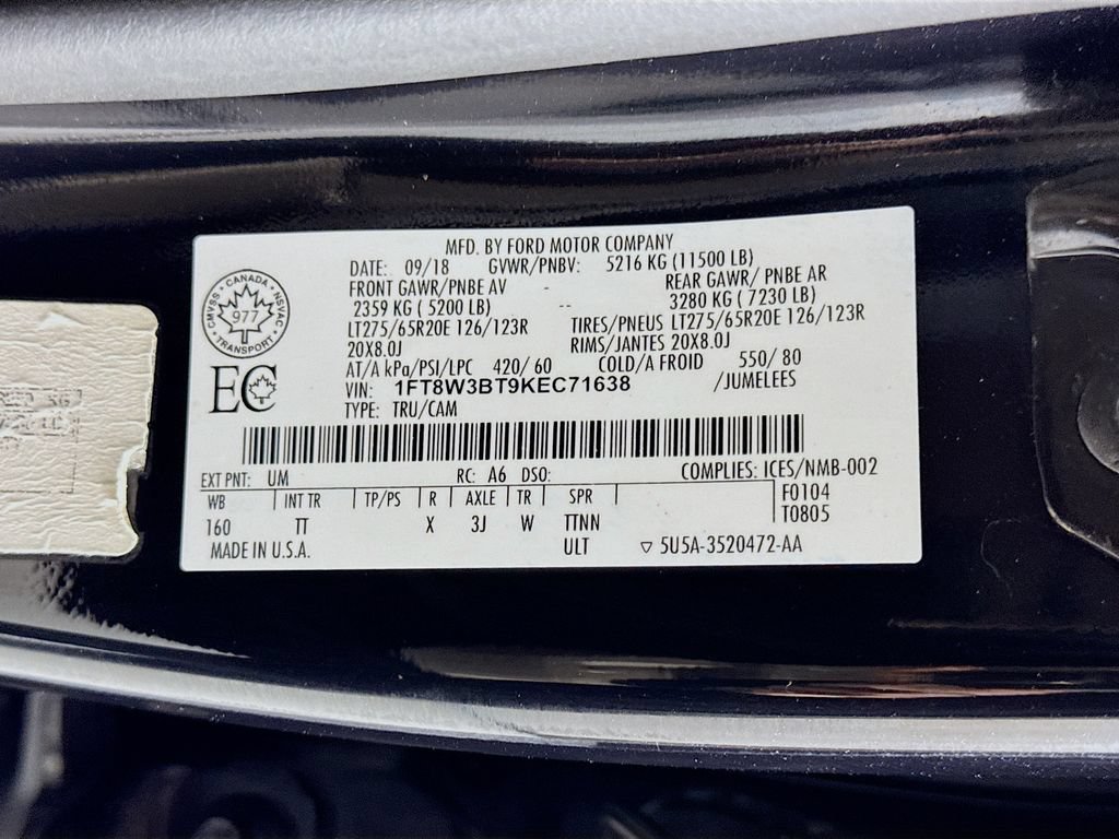 Used 2019 Ford F350 Limited AWD/4WD image 56