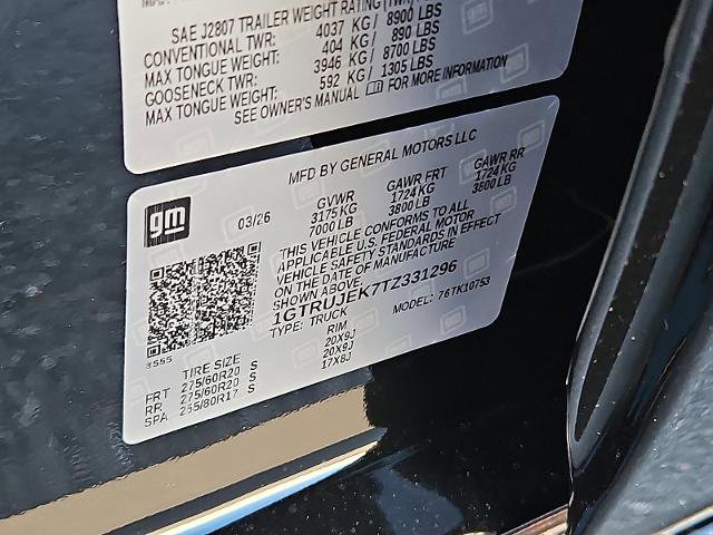 New 2026 GMC Sierra 1500 Elevation image 20