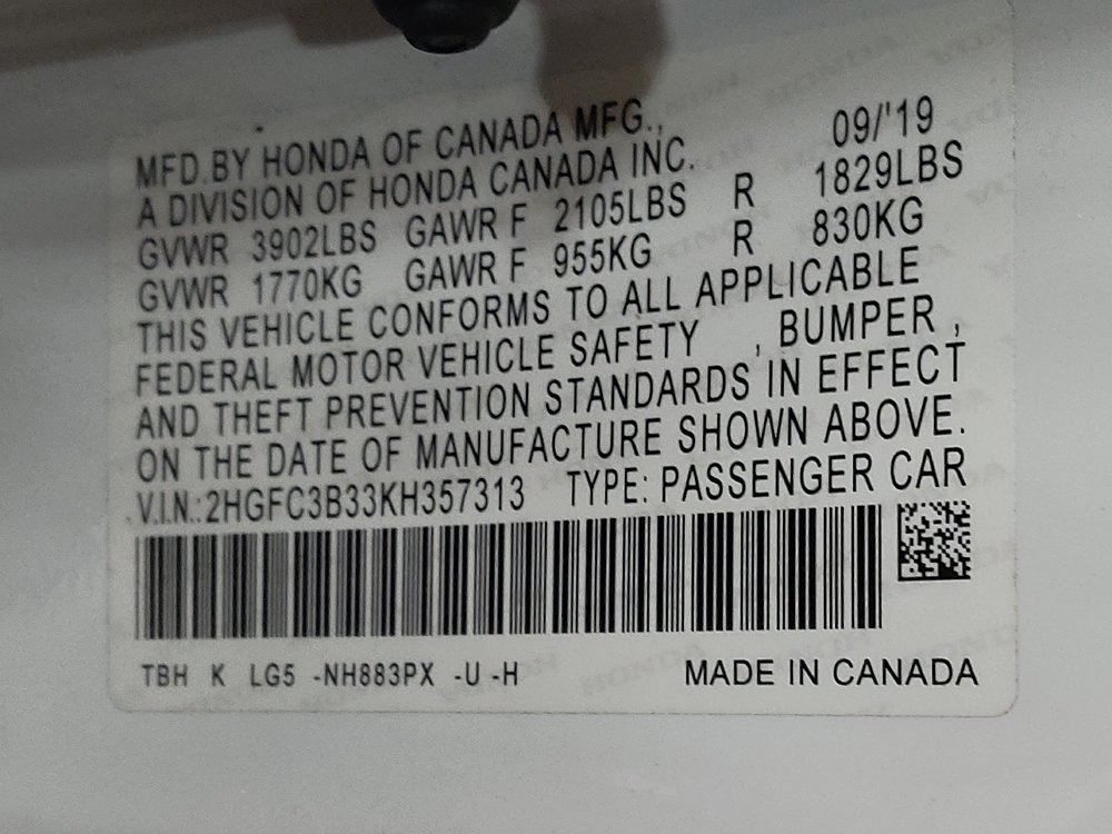Used 2019 Honda Civic EX image 33