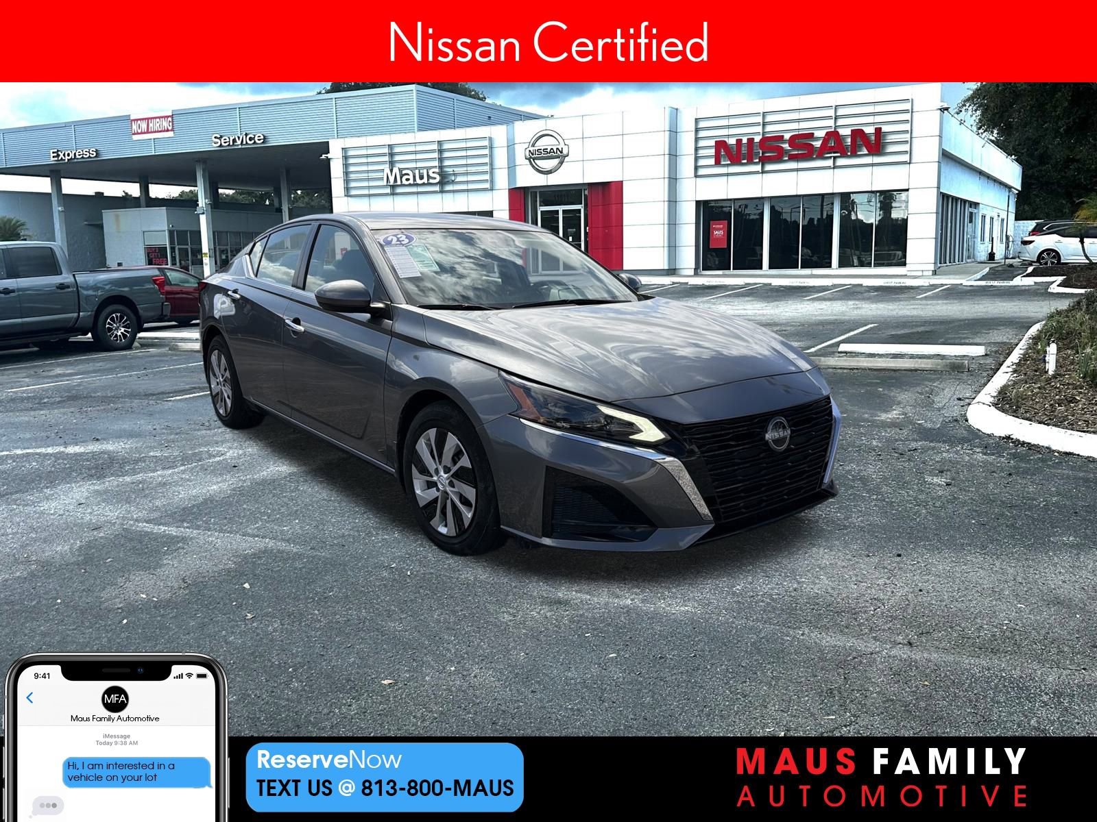 Certified 2023 Nissan Altima 2.5 S