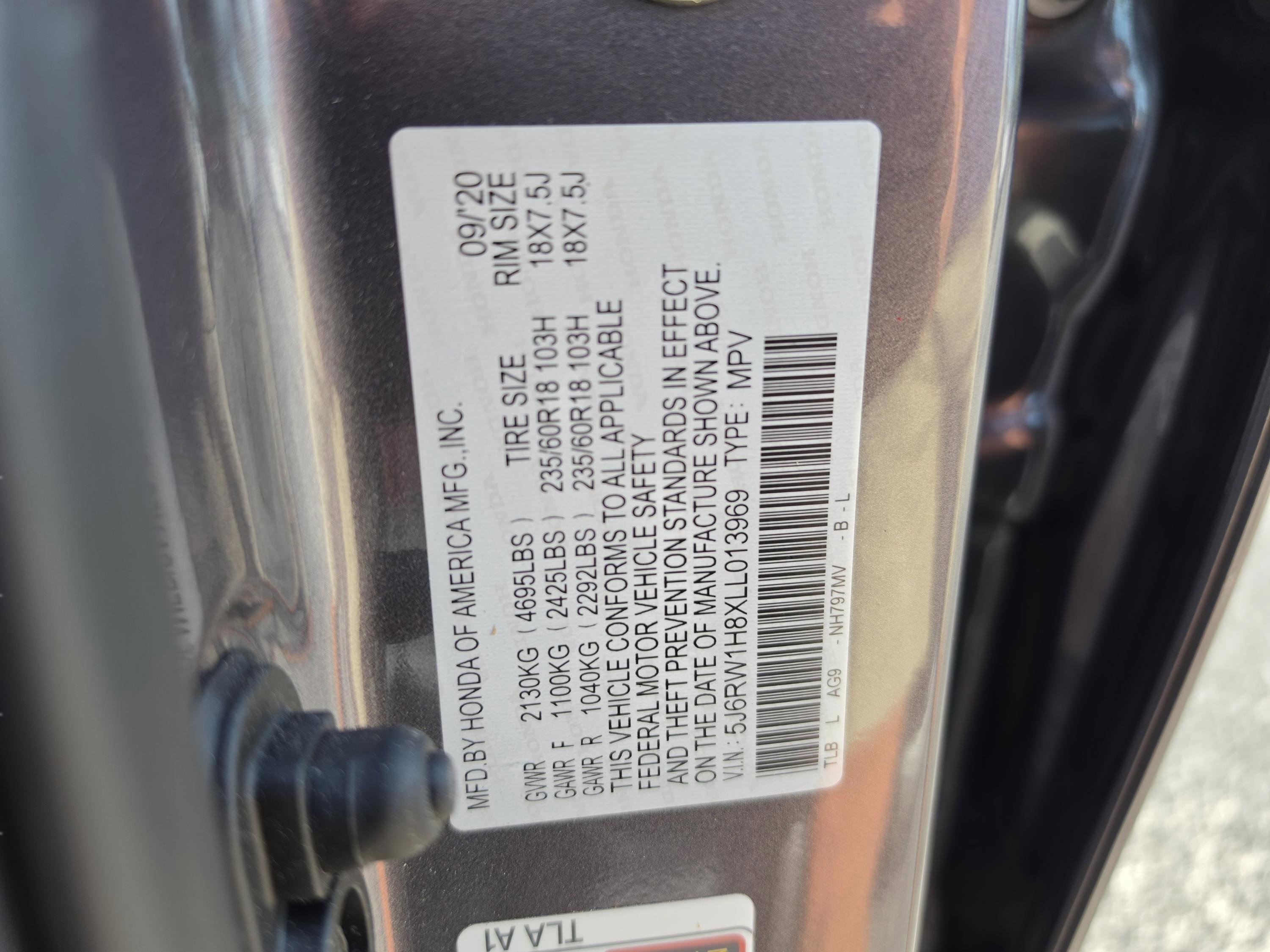 Used 2020 Honda CR-V EX-L image 37