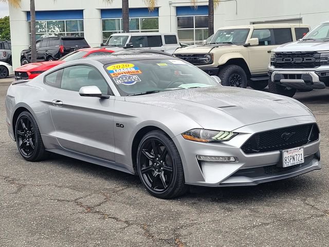 Certified 2020 Ford Mustang GT Premium w/ Black Accent Package RWD image 3