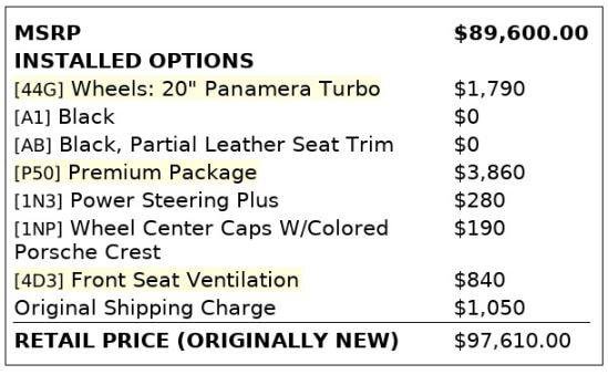 Used 2018 Porsche Panamera 4 w/ Premium Package AWD/4WD image 4