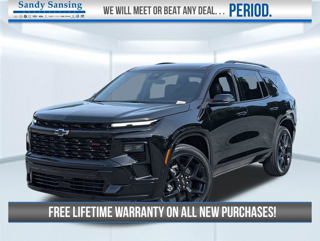 New 2026 Chevrolet Traverse RS w/ LPO, Floor Liner Package FWD image 1