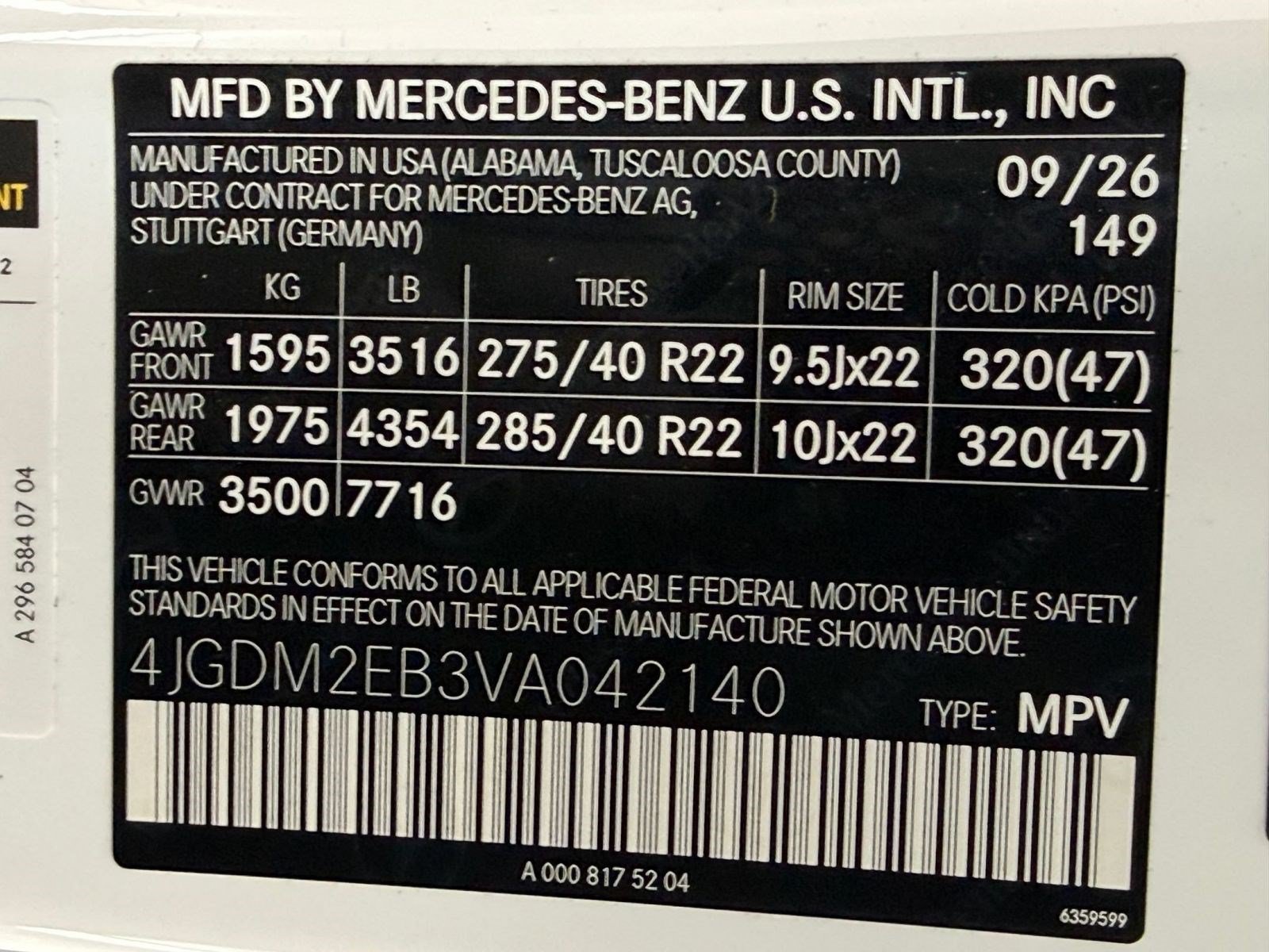 New 2027 Mercedes-Benz EQS 400 4MATIC SUV image 24