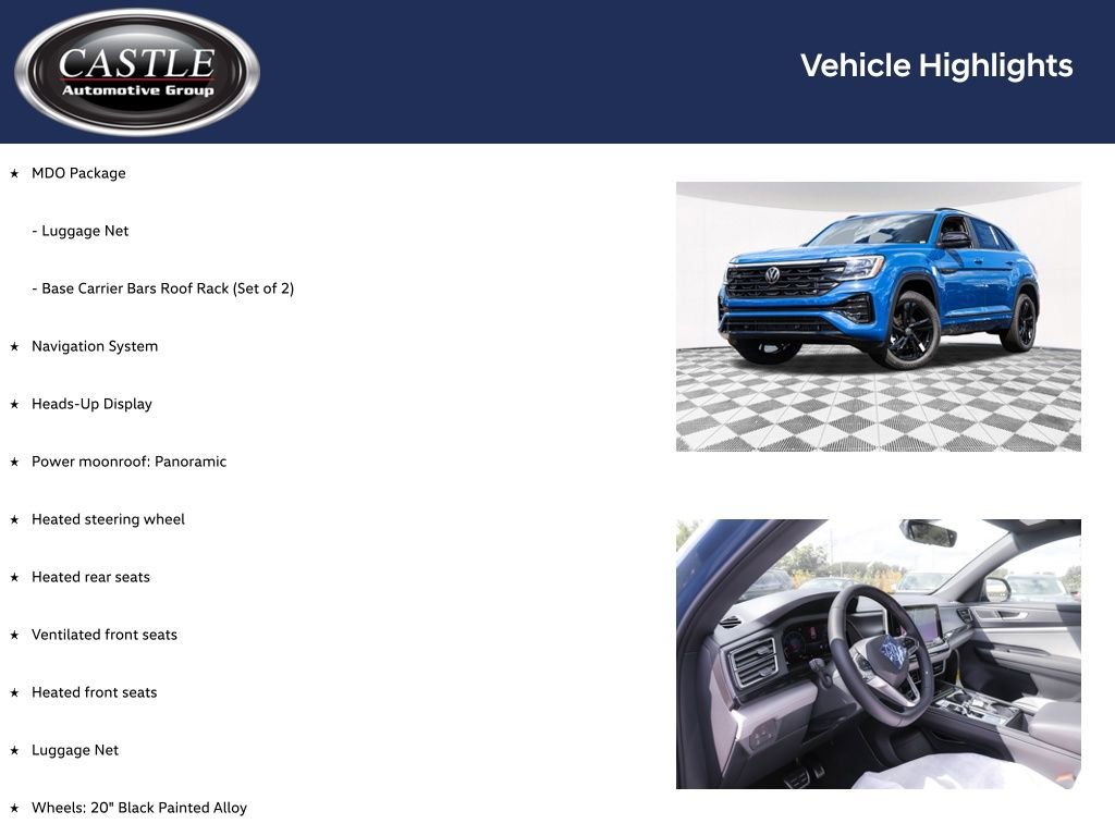 New 2026 Volkswagen Atlas Cross Sport SEL R-Line image 3