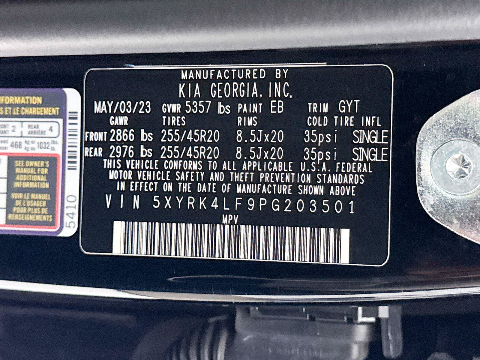 Used 2023 Kia Sorento SX FWD image 40
