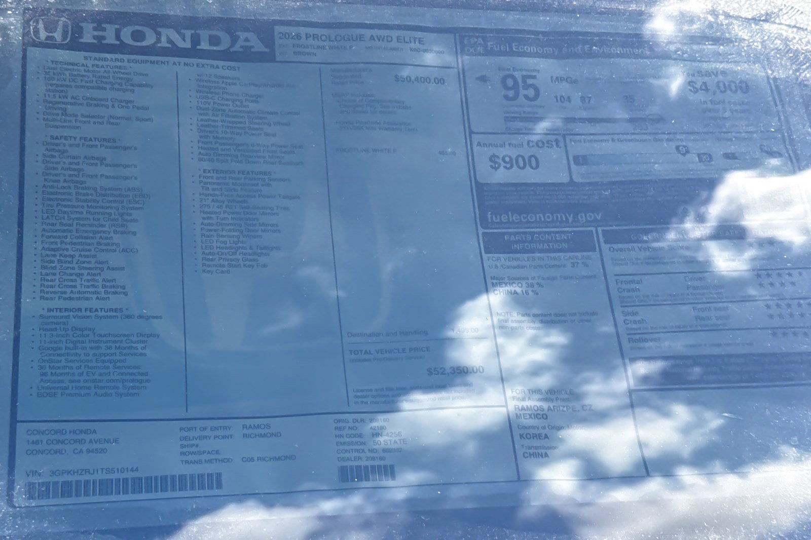 New 2026 Honda Prologue Elite image 35