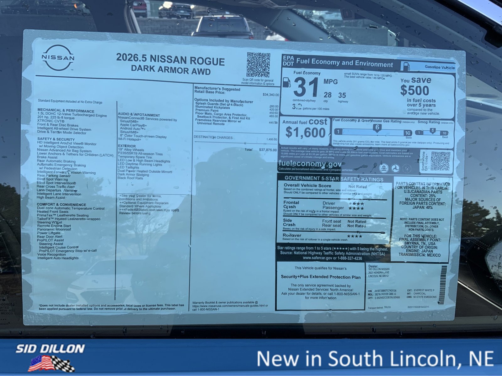 New 2026 Nissan Rogue SV image 13