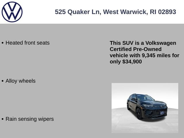 Certified 2025 Volkswagen Tiguan SE R-Line AWD/4WD image 19