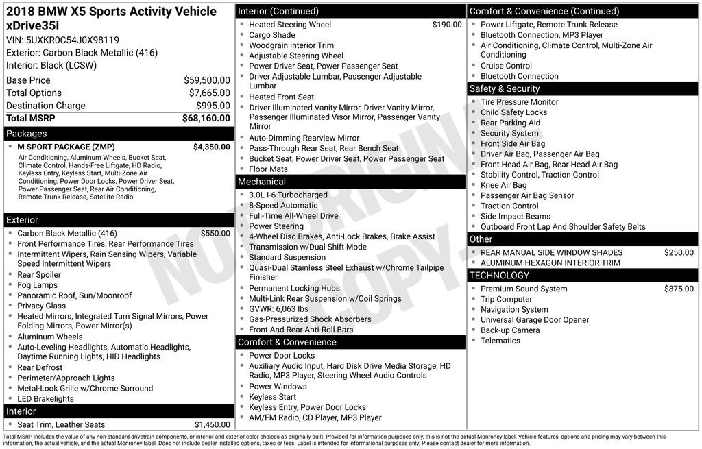 Used 2018 BMW X5 xDrive35i image 3