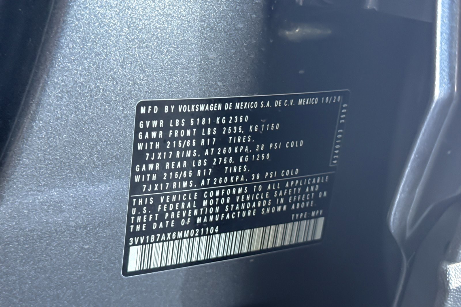 Used 2021 Volkswagen Tiguan S image 27